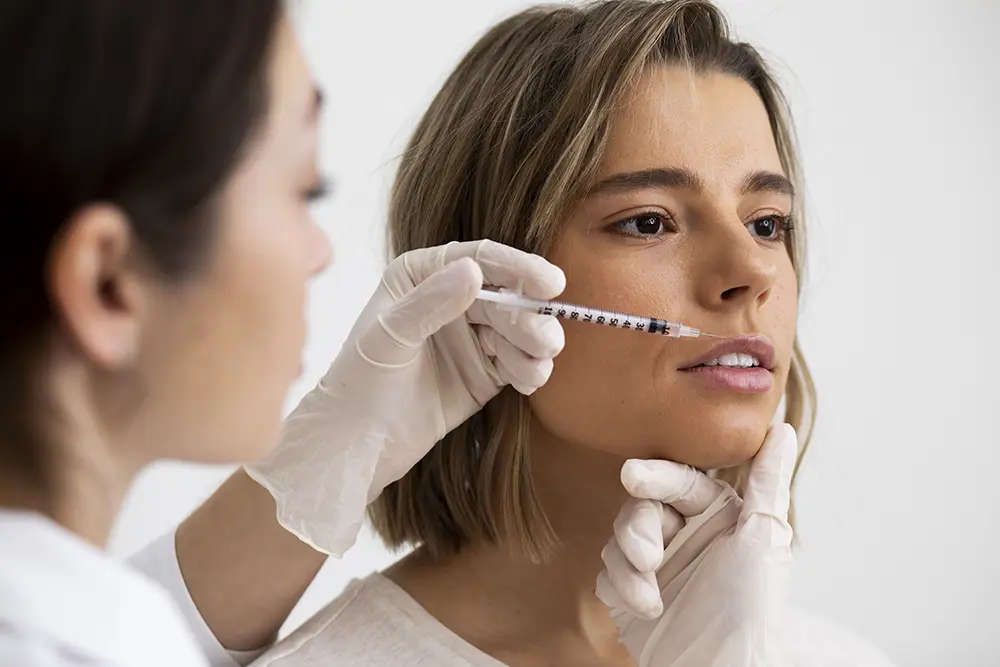 Acide-hyaluronique-geneve-Femme belle lip filler